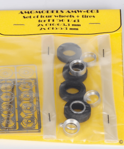 SET 4 FELGEN + REIFEN F1 50er JAHRE AMW-003