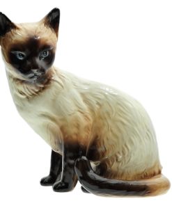 KERAMOS sitzende Siam Katze