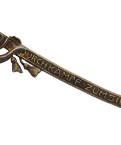 Patriotika Kappenabzeichen Säbel Durch Kampf zum Sieg 1914